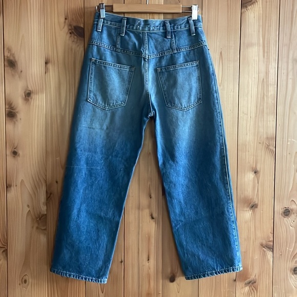 MONSE Jeans Criss Cross Waist Cropped Mom jeans - Picture 7 of 11